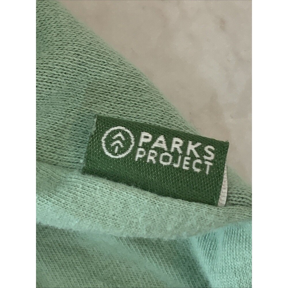 Parks Project x Peanuts Snoopy Green Jogger Sweatpants Sz Small Escape To Nature - Picture 6 of 16